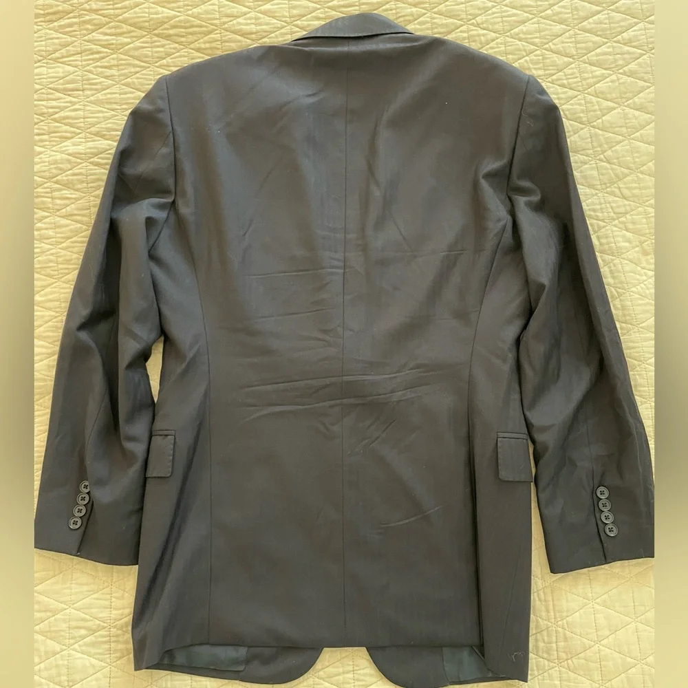 Polo‎ Ralph Lauren Made in Italy Vintage Wool Bradford Blazer in Midnight 42 R